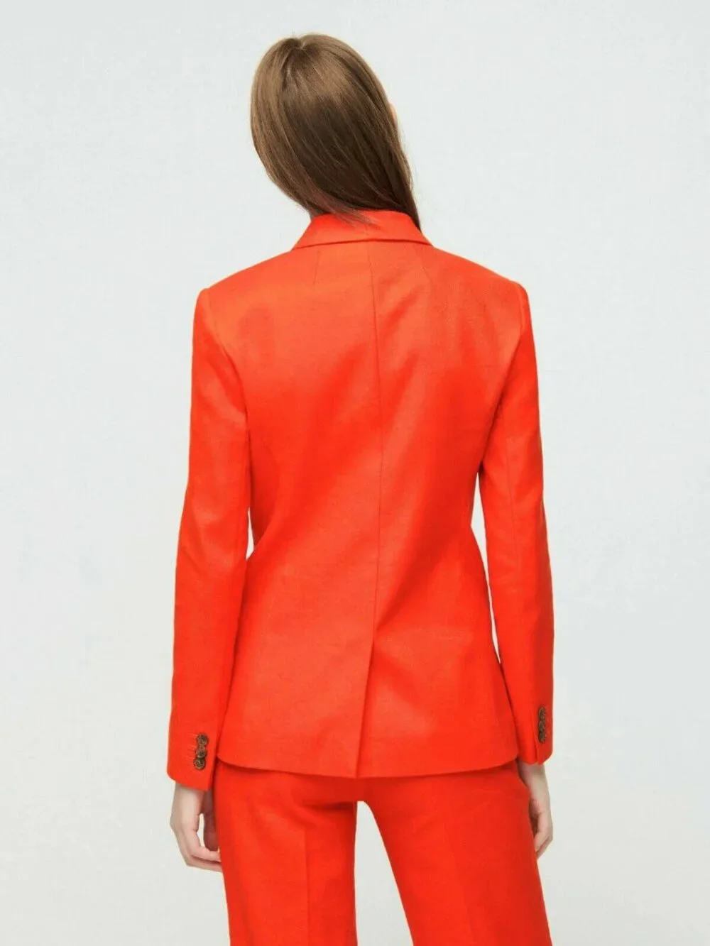 NWT J.Crew Parke Blazer in Brilliant Sunset Stretch Linen Single Button Jacket 0